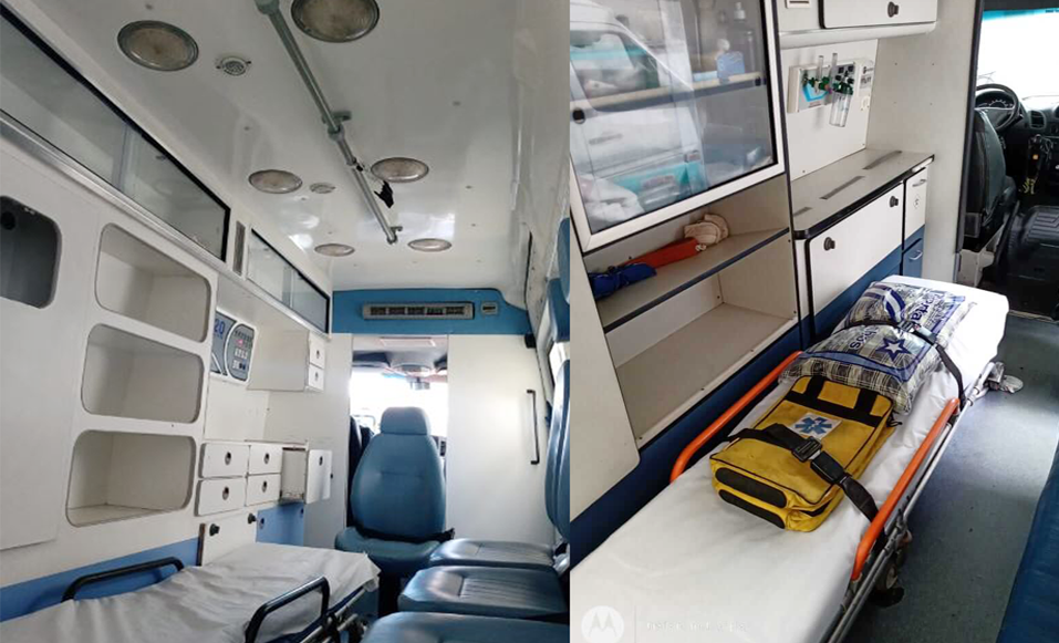 ambulância-particular- imagens internas